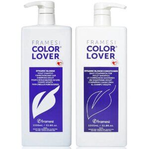 Framesi Color Lover Dynamic Blonde Violet Shampoo & Conditioner Duo 1 Liter